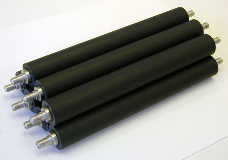 Custom Rubber Covered Rollers - Contact Rubber